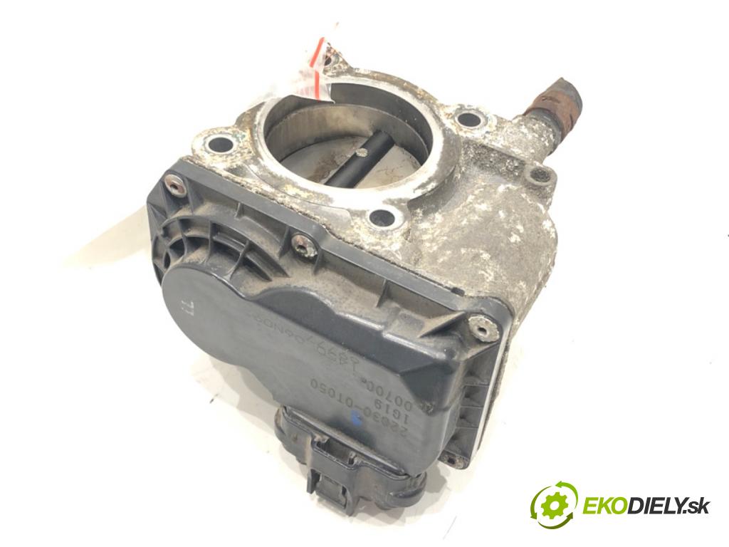TOYOTA AURIS (_E15_) 2006 - 2012    1.6 (ZRE151_) 97 kW [132 KM] benzyna 2009 - 2012  Škrtiaca klapka 22030-0T050 (Škrtiace klapky)