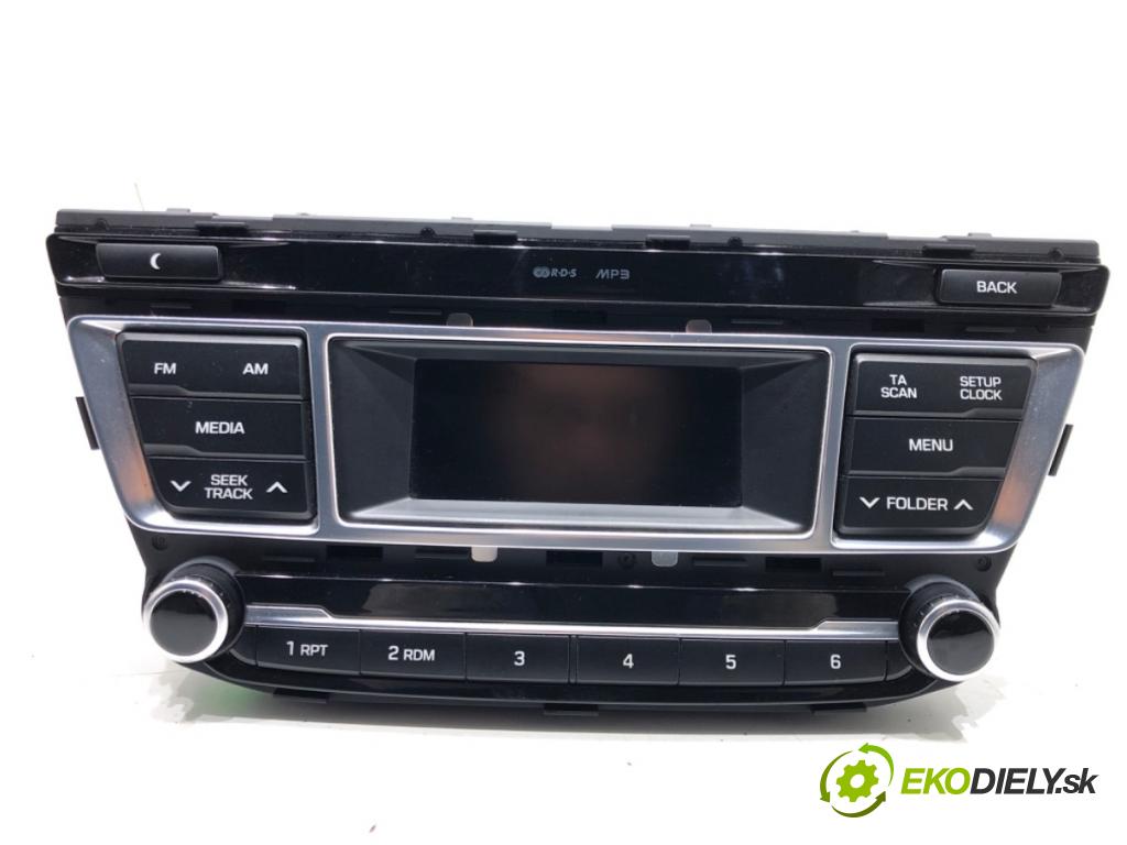 HYUNDAI i20 II (GB, IB) 2014 - 2022    1.2 61 kW [83 KM] benzyna 2014 - 2022  RADIO 96170C8000 (Audio zariadenia)