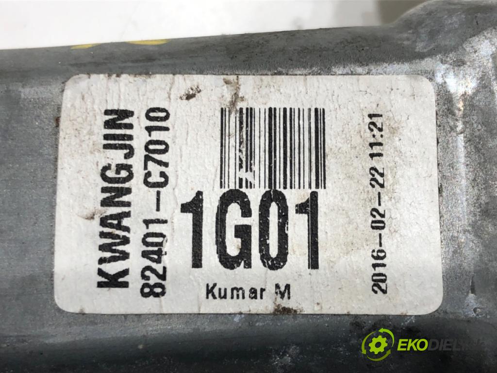 HYUNDAI i20 II (GB, IB) 2014 - 2022    1.2 61 kW [83 KM] benzyna 2014 - 2022  mechanismus okna levý přední část 82401-C7010
