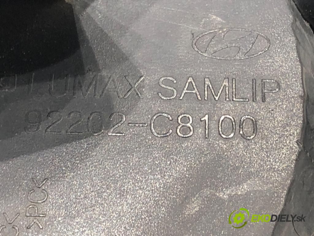 HYUNDAI i20 II (GB, IB) 2014 - 2022    1.2 61 kW [83 KM] benzyna 2014 - 2022  hmlové svetlo, hmlovka pravý přední část 92202-C8100