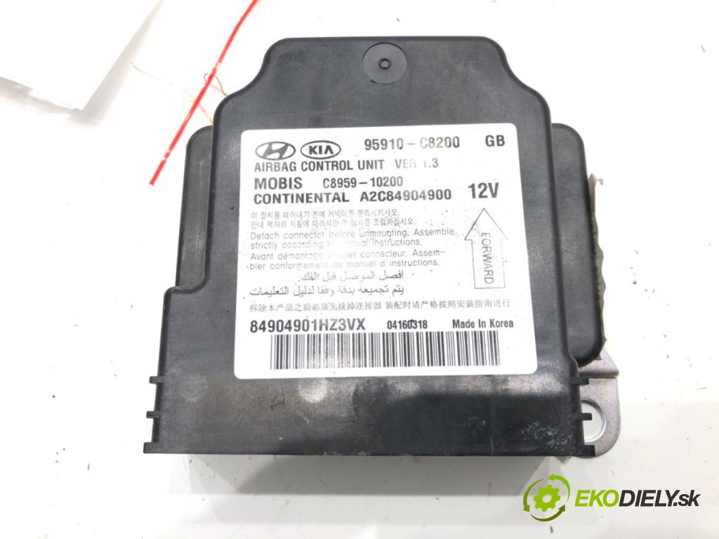 HYUNDAI i20 II (GB, IB) 2014 - 2022    1.2 61 kW [83 KM] benzyna 2014 - 2022  senzor airbag 95910-C8200 (Snímače)
