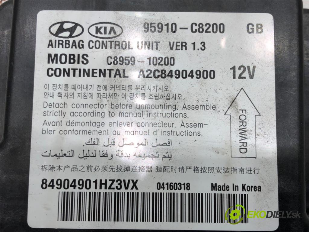HYUNDAI i20 II (GB, IB) 2014 - 2022    1.2 61 kW [83 KM] benzyna 2014 - 2022  senzor airbag 95910-C8200 (Snímače)