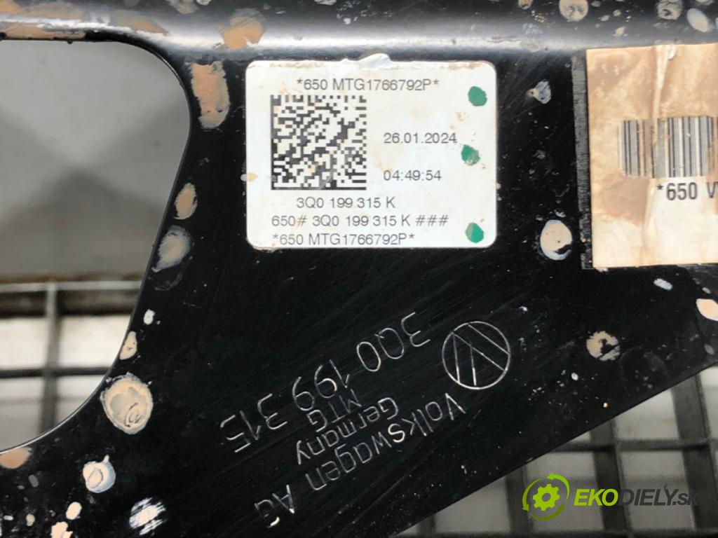 SKODA SUPERB IV Kombi (NZ5) 2023 -    2.0 TDI 110 kW [150 KM] olej napędowy 2023 -  výztuha pod motor 3Q0199315K (Výztuhy přední)