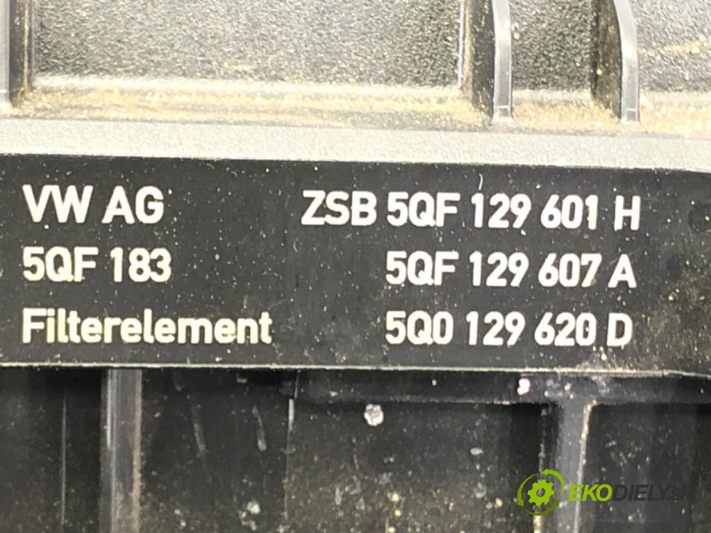 SKODA SUPERB IV Kombi (NZ5) 2023 -    2.0 TDI 110 kW [150 KM] olej napędowy 2023 -  Obal filtra vzduchu 5QF129601H (Obaly filtrov vzduchu)