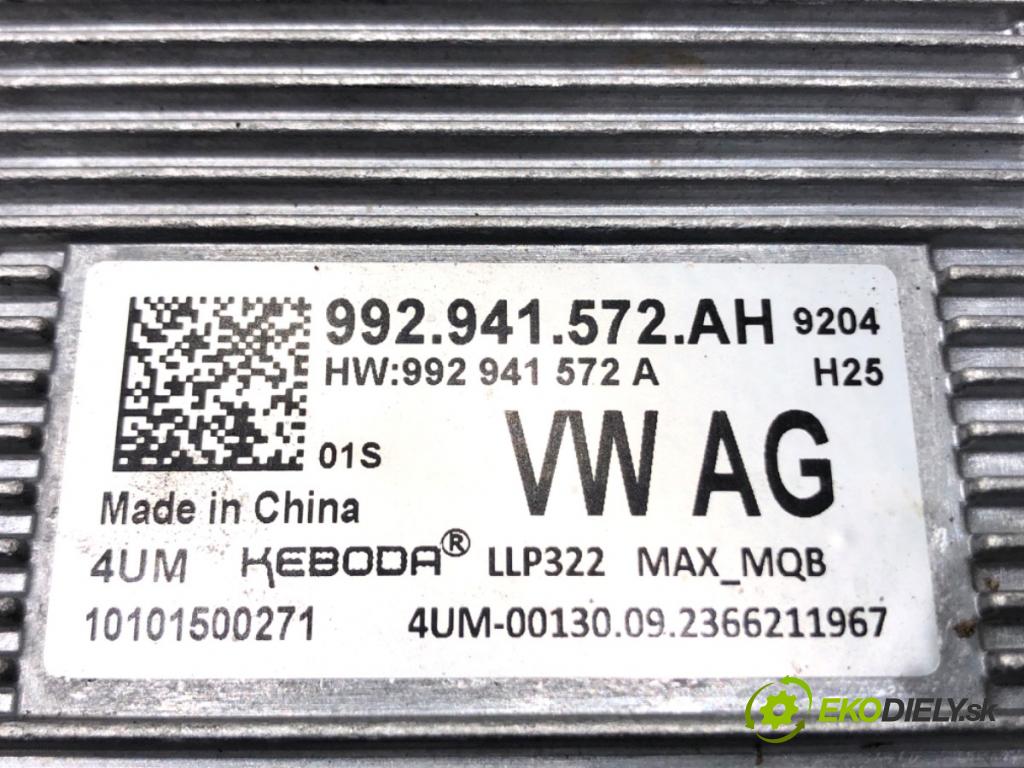 SKODA SUPERB IV Kombi (NZ5) 2023 -    2.0 TDI 110 kW [150 KM] olej napędowy 2023 -  měnič LED 992941572AH