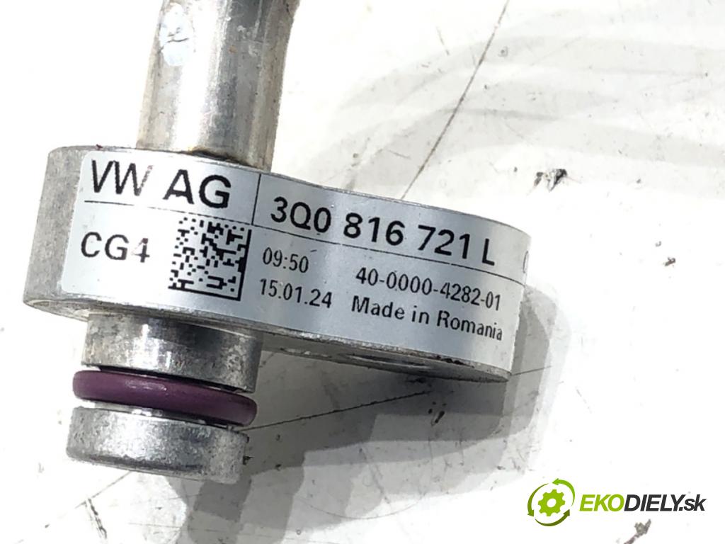 SKODA SUPERB IV Kombi (NZ5) 2023 -    2.0 TDI 110 kW [150 KM] olej napędowy 2023 -  rúrka klimatizácie 3Q0816721L (Rúrky klimatizácie)