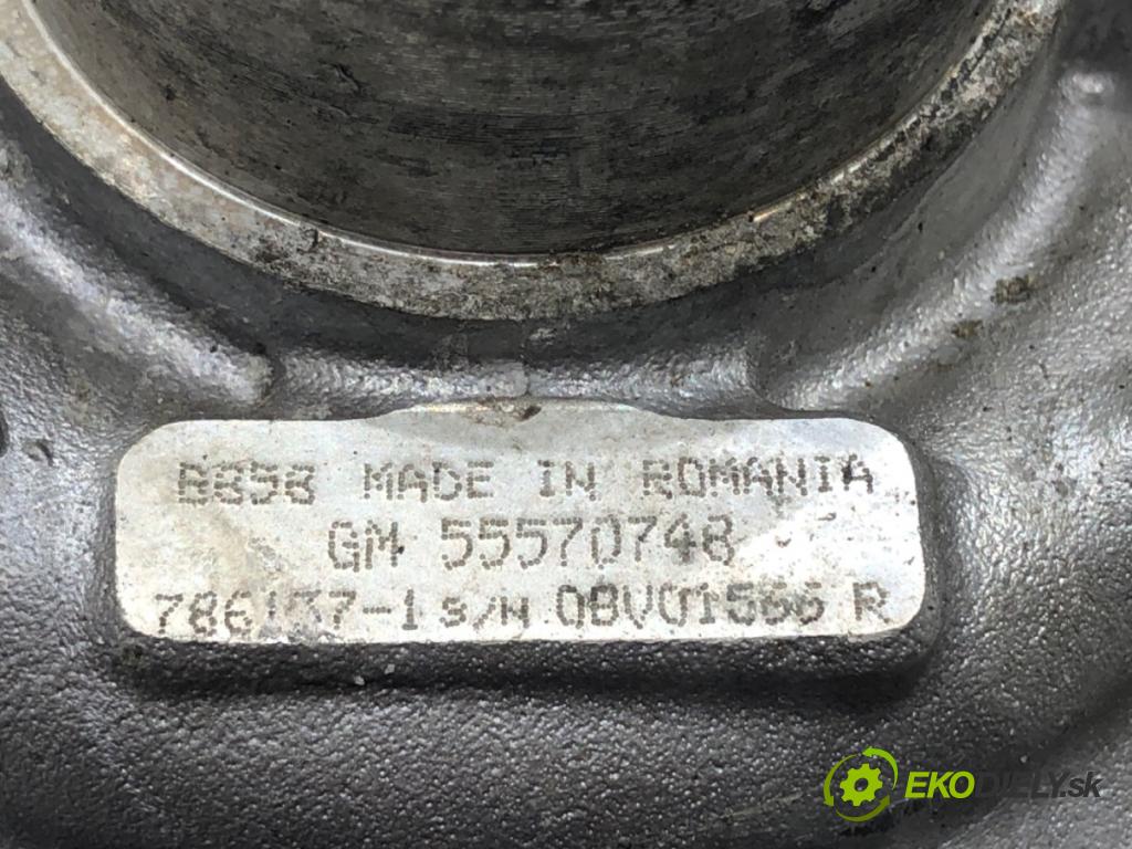 OPEL ASTRA J Sports Tourer (P10) 2010 - 2015    2.0 CDTI (35) 118 kW [160 KM] olej napędowy 2010 - 2015  turbo 55570748 (Turbodúchadla (kompletní))