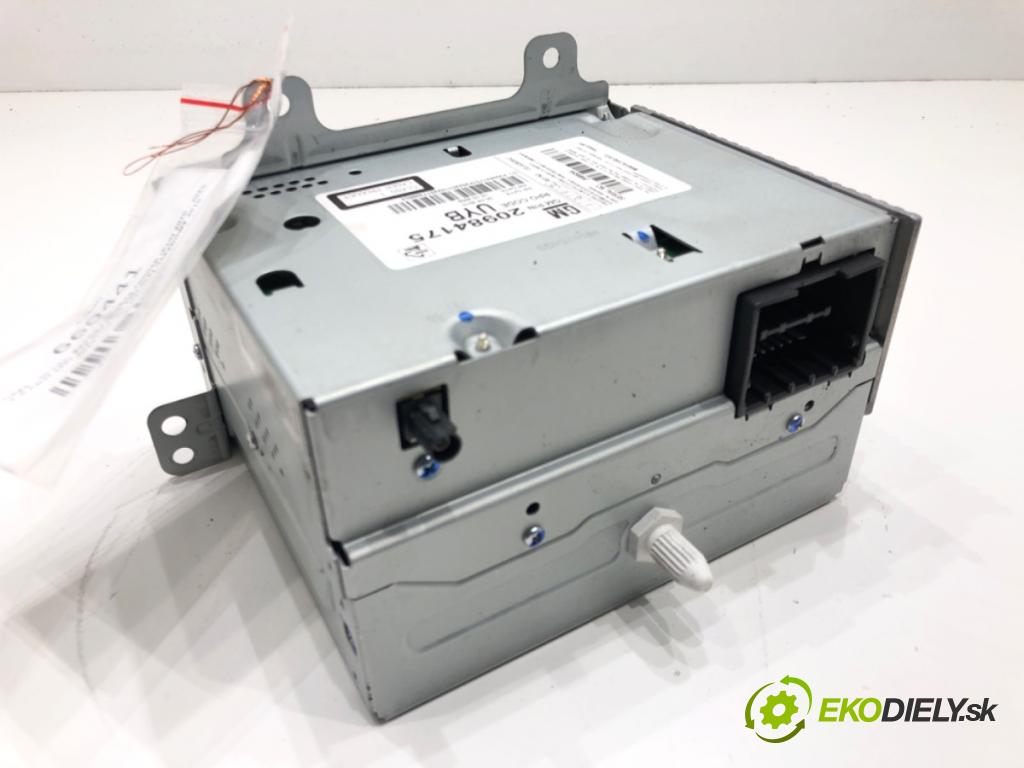 OPEL ASTRA J Sports Tourer (P10) 2010 - 2015    2.0 CDTI (35) 118 kW [160 KM] olej napędowy 2010 - 2015  RADIO 20984175 (Audio zariadenia)