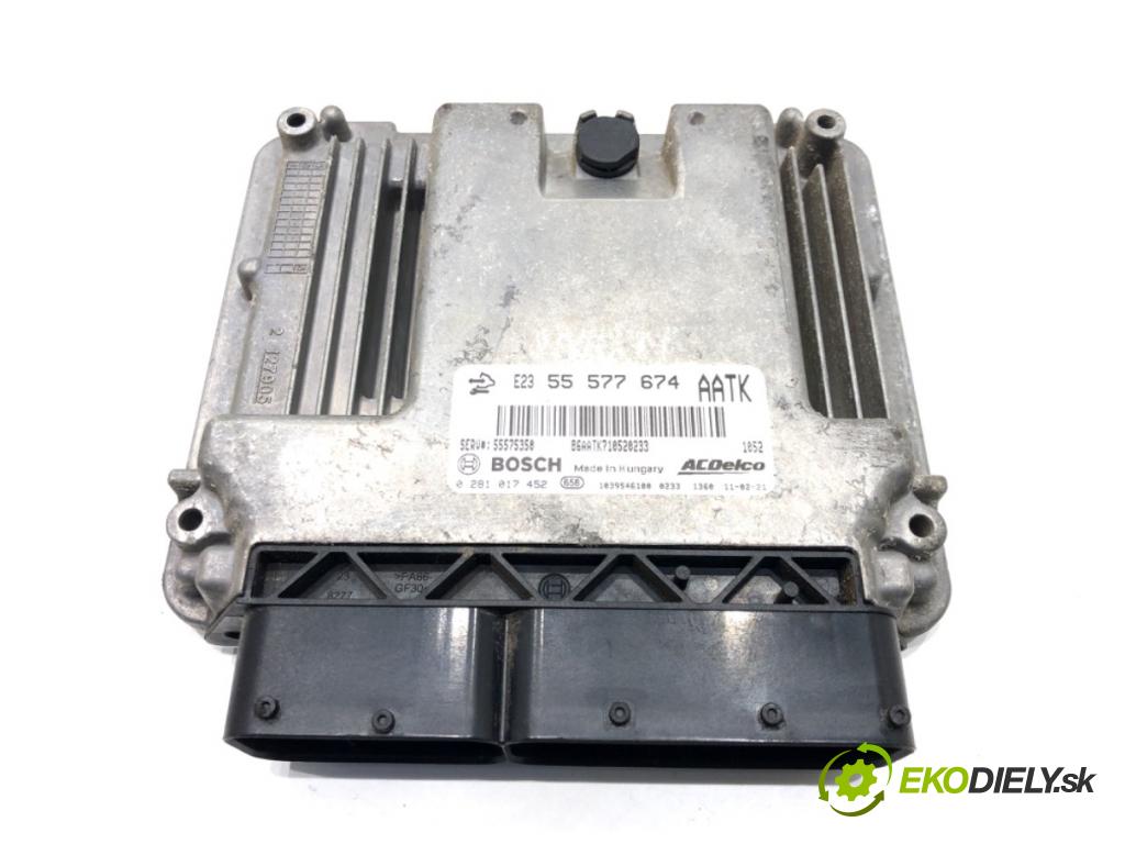 OPEL ASTRA J Sports Tourer (P10) 2010 - 2015    2.0 CDTI (35) 118 kW [160 KM] olej napędowy 2010 - 2015  riadiaca jednotka Motor 55575350 (Riadiace jednotky)