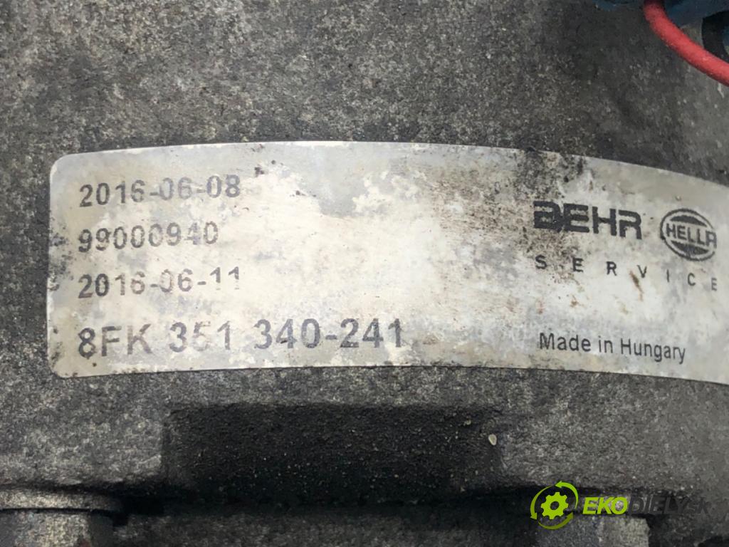 OPEL ASTRA J Sports Tourer (P10) 2010 - 2015    2.0 CDTI (35) 118 kW [160 KM] olej napędowy 2010 - 2015  kompresor klimatizace 8FK351340-241 (Kompresory)