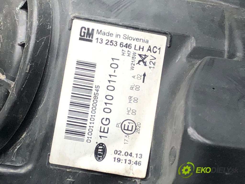 OPEL ASTRA J Sports Tourer (P10) 2010 - 2015    2.0 CDTI (35) 118 kW [160 KM] olej napędowy 2010 - 2015  Svetlomet ľavy predný 13253646