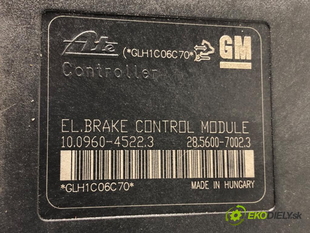 OPEL ASTRA J Sports Tourer (P10) 2010 - 2015    2.0 CDTI (35) 118 kW [160 KM] olej napędowy 2010 - 2015  Pumpa ABS 13356788 (Pumpy ABS)