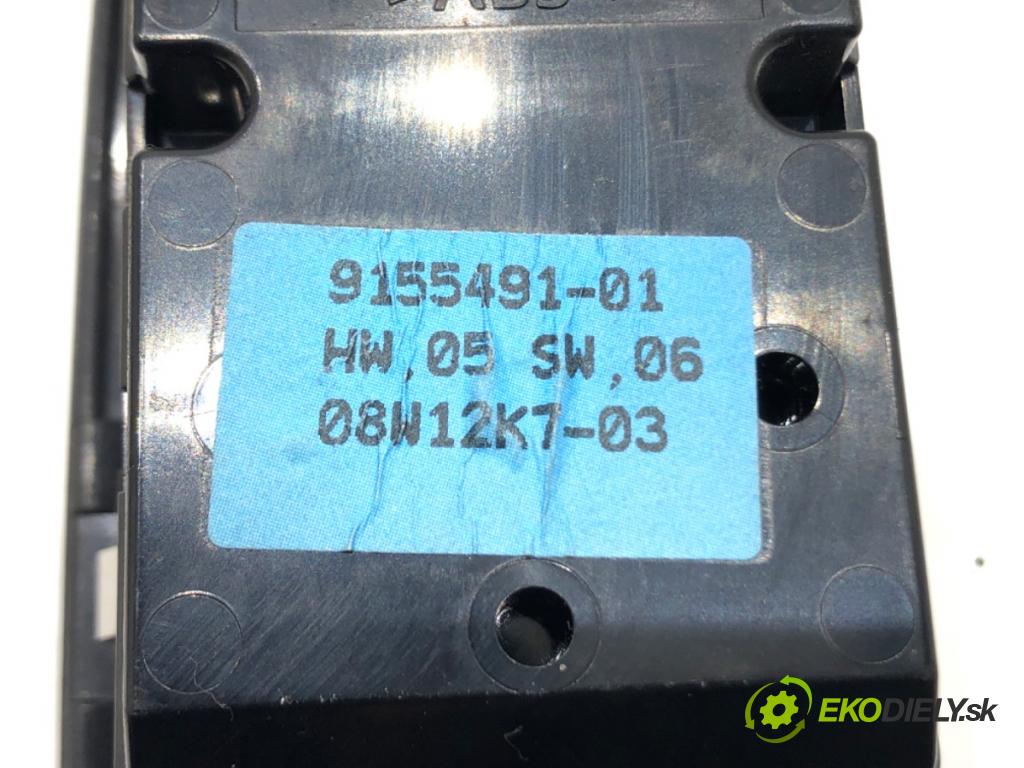 BMW 1 (E87) 2003 - 2013    118 d 105 kW [143 KM] olej napędowy 2007 - 2011  Prepínač okien 9155491 (Prepínače, spínače, tlačidlá a ovládače kúrenia)