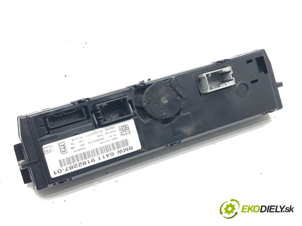 BMW 1 (E87) 2003 - 2013    118 d 105 kW [143 KM] olej napędowy 2007 - 2011  Panel ovládania kúrenia 9182287 (Prepínače, spínače, tlačidlá a ovládače kúrenia)