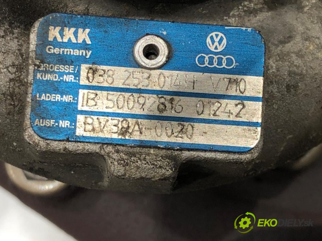 VW TRANSPORTER V Autobus (7HB, 7HJ, 7EB, 7EJ) 2003 - 2015    1.9 TDI 77 kW [105 KM] olej napędowy 2003 - 2009  turbo 038253014H (Turbodúchadla (kompletní))