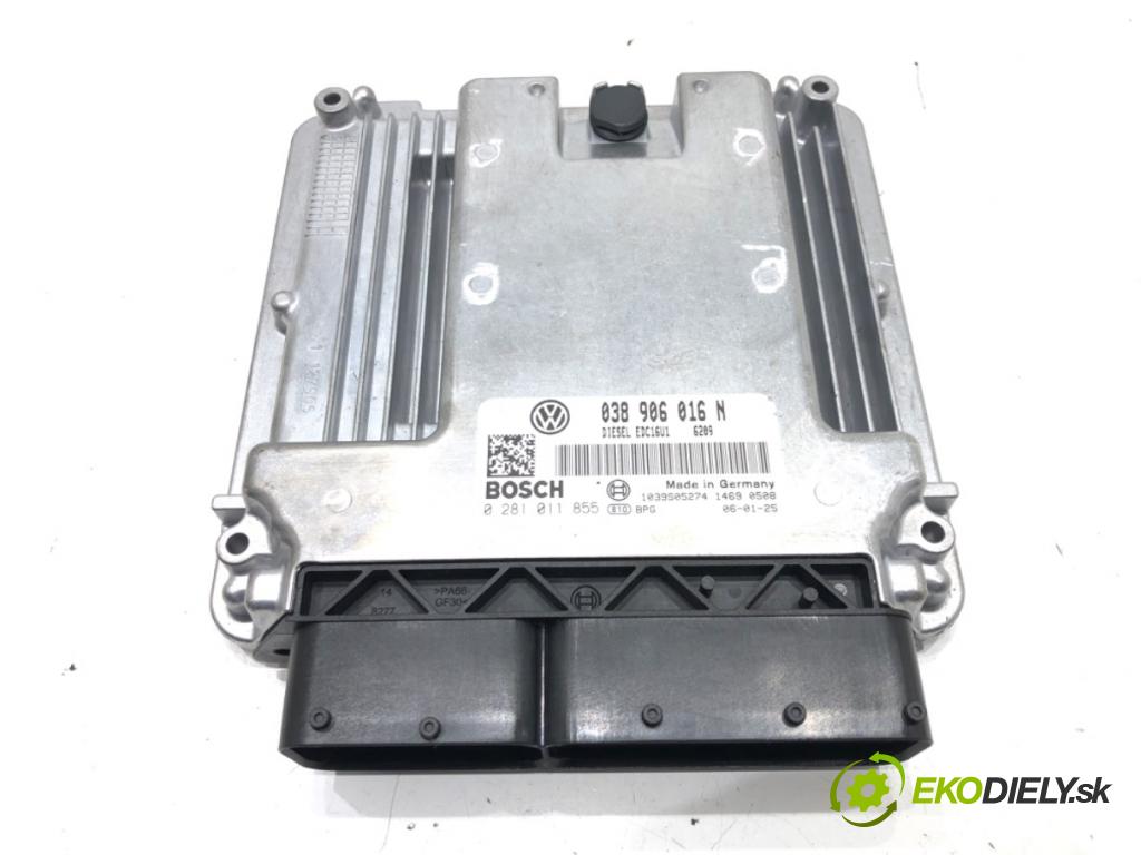 VW TRANSPORTER V Autobus (7HB, 7HJ, 7EB, 7EJ) 2003 - 2015    1.9 TDI 77 kW [105 KM] olej napędowy 2003 - 2009  riadiaca jednotka Motor 038906016N (Riadiace jednotky)