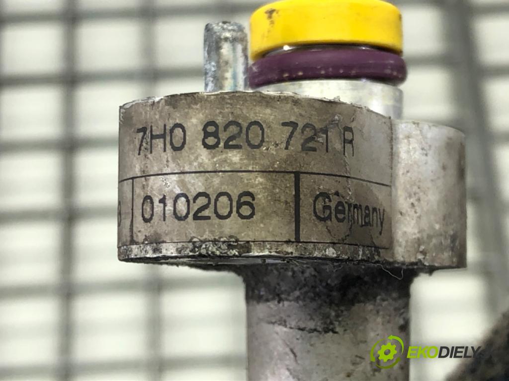 VW TRANSPORTER V Autobus (7HB, 7HJ, 7EB, 7EJ) 2003 - 2015    1.9 TDI 77 kW [105 KM] olej napędowy 2003 - 2009  rúrka klimatizácie 7H0820721R (Rúrky klimatizácie)