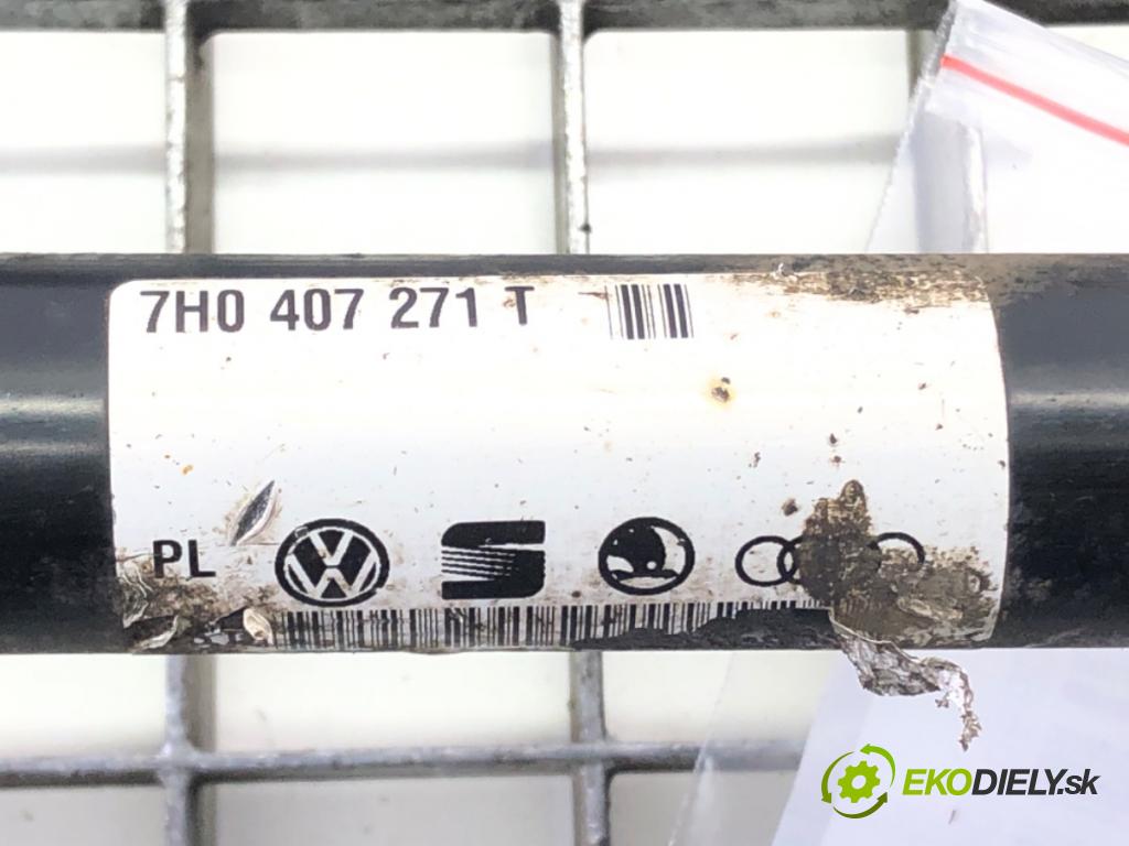 VW TRANSPORTER V Autobus (7HB, 7HJ, 7EB, 7EJ) 2003 - 2015    1.9 TDI 77 kW [105 KM] olej napędowy 2003 - 2009  Poloos ľavy predný 7H0407271T