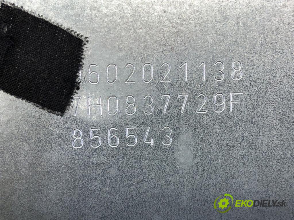 VW TRANSPORTER V Autobus (7HB, 7HJ, 7EB, 7EJ) 2003 - 2015    1.9 TDI 77 kW [105 KM] olej napędowy 2003 - 2009  mechanismus okna levý přední část 7H0837729F