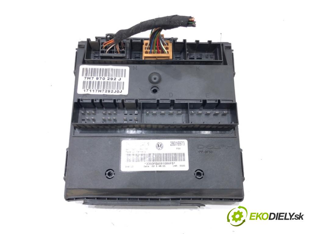 VW TRANSPORTER V Autobus (7HB, 7HJ, 7EB, 7EJ) 2003 - 2015    1.9 TDI 77 kW [105 KM] olej napędowy 2003 - 2009  Modul komfortu 7H0937049N (Moduly komfortu)