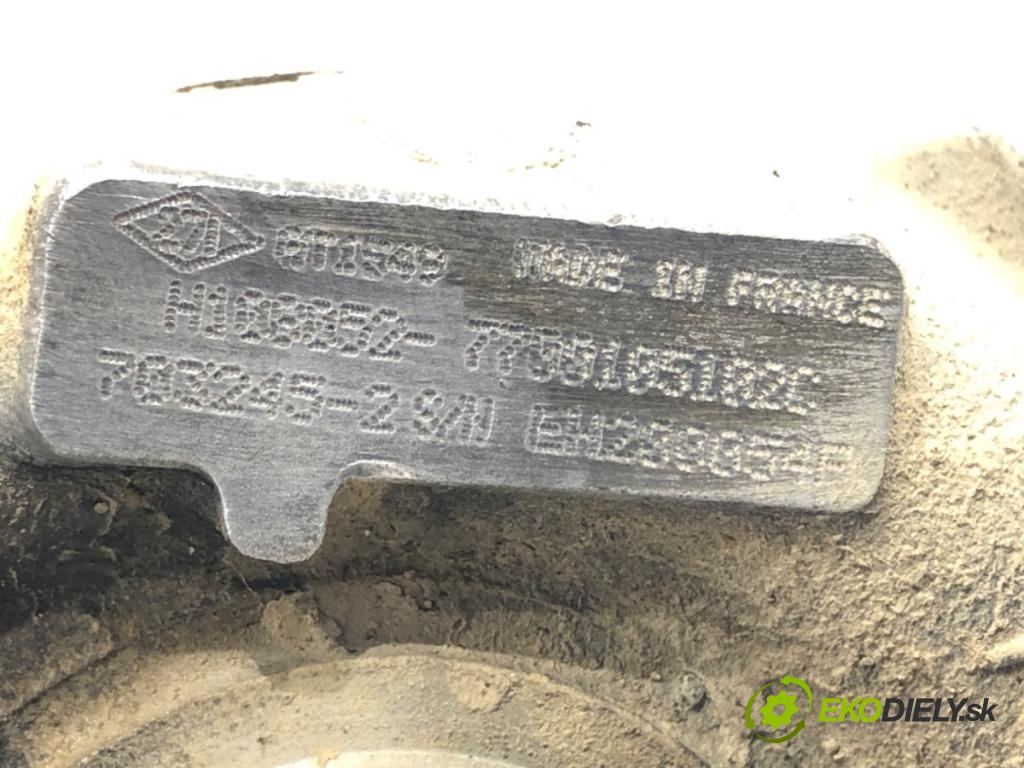 RENAULT SCÉNIC I nadwozie wielkoprzestrzenne (MPV) (JA0/1_, FA0_) 1999 - 2010    1.9 dCi RX4 75 kW [102 KM] olej napędowy 2000 - 2003  turbo 7700105102C (Turbodúchadla (kompletní))