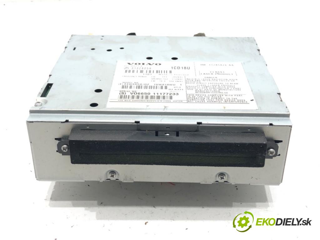 VOLVO C30 (533) 2006 - 2013    1.6 D2 84 kW [115 KM] olej napędowy 2010 - 2012  RADIO 31328059 (Audio zariadenia)