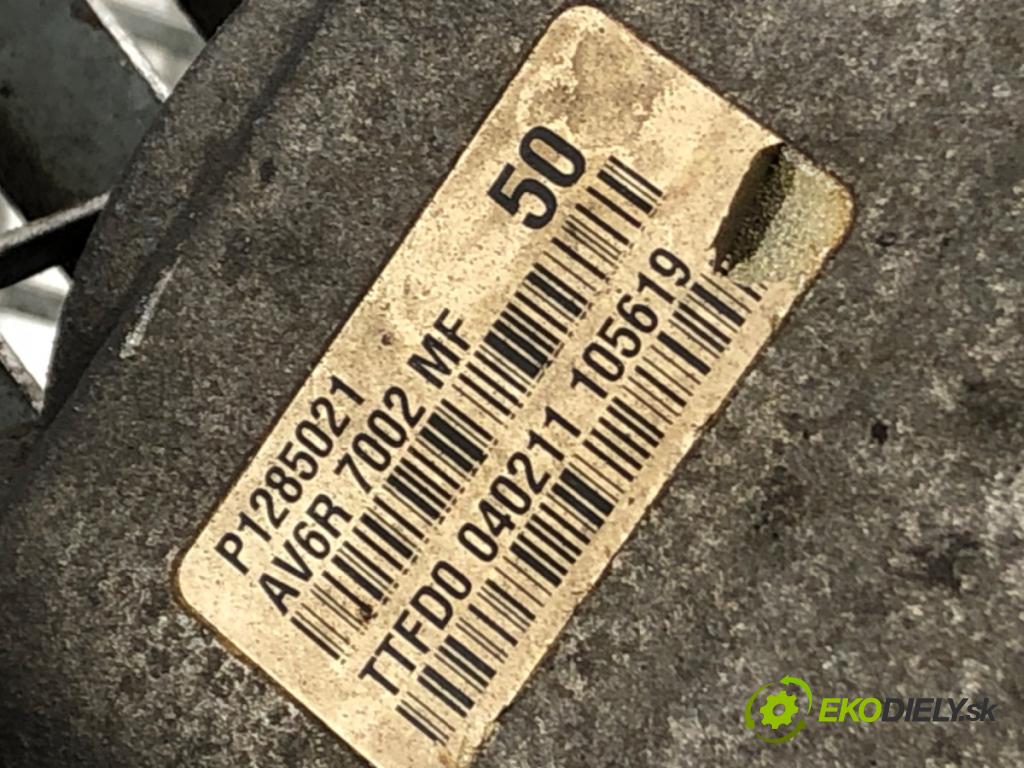 VOLVO C30 (533) 2006 - 2013    1.6 D2 84 kW [115 KM] olej napędowy 2010 - 2012  Prevodovka P1285021 (Prevodovky)