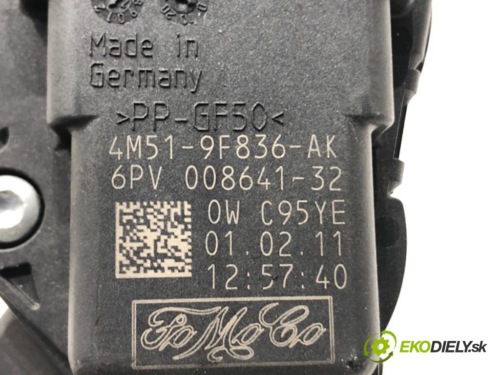 VOLVO C30 (533) 2006 - 2013    1.6 D2 84 kW [115 KM] olej napędowy 2010 - 2012  Potenciometer plynu 4M51-9F836-AK (Pedále)