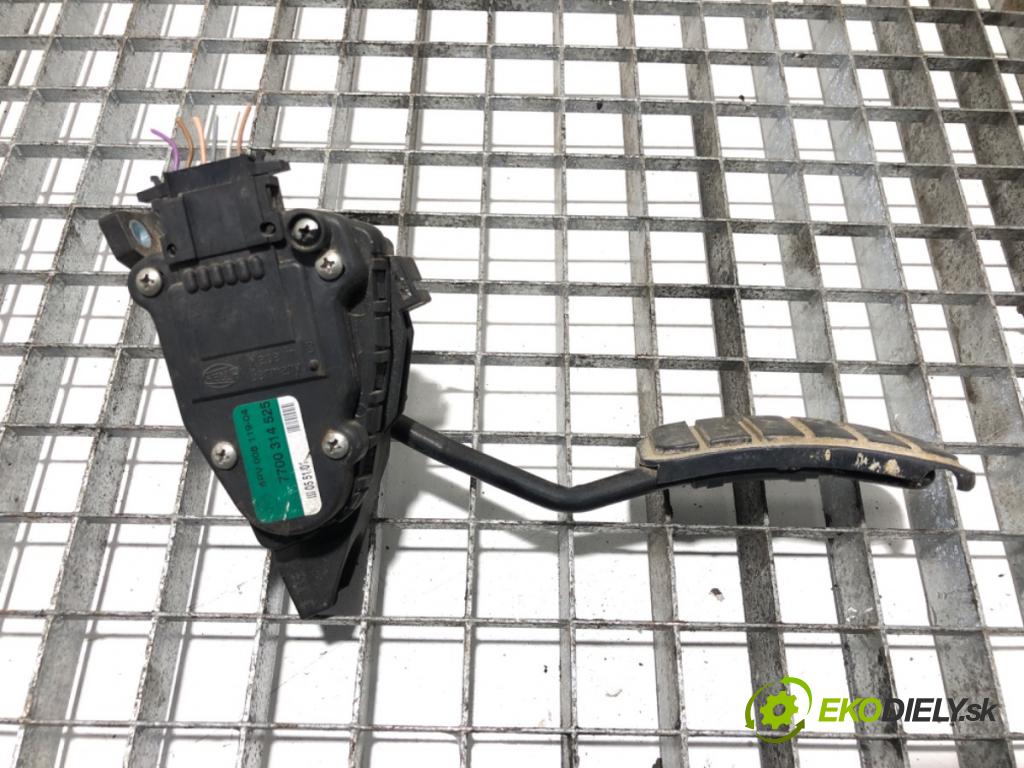 RENAULT MASTER II Autobus (JD) 1998 - 2022    2.5 dCi 120 84 kW [115 KM] olej napędowy 2001 - 2022  Potenciometer plynu 7700314525 (Pedále)