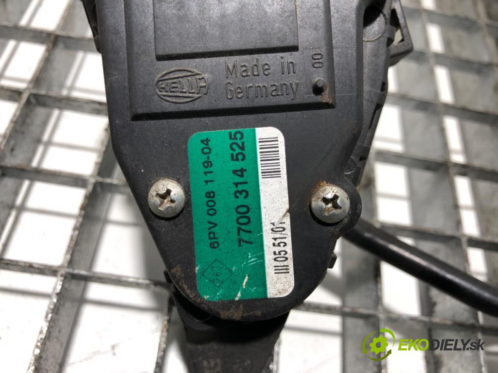 RENAULT MASTER II Autobus (JD) 1998 - 2022    2.5 dCi 120 84 kW [115 KM] olej napędowy 2001 - 2022  Potenciometer plynu 7700314525 (Pedále)