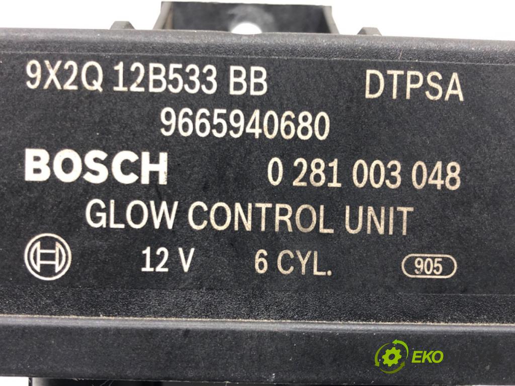 LAND ROVER RANGE ROVER SPORT I (L320) 2005 - 2013    3.0 D 4x4 180 kW [245 KM] olej napędowy 2009 - 2013  relé sviečok žhavenia 9X2Q12B533BB (Relé)