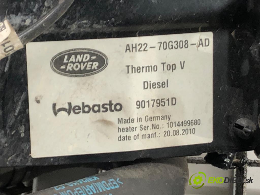 LAND ROVER RANGE ROVER SPORT I (L320) 2005 - 2013    3.0 D 4x4 180 kW [245 KM] olej napędowy 2009 - 2013  Webasto AH22-70G308-AD (Webasto ohřívače)
