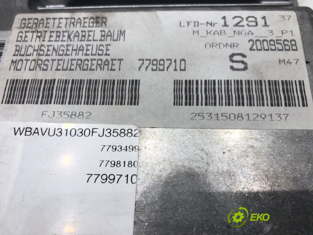 BMW 3 Touring (E91) 2004 - 2012    320 d 120 kW [163 KM] olej napędowy 2005 - 2012  riadiaca jednotka Motor 7798180 (Riadiace jednotky)