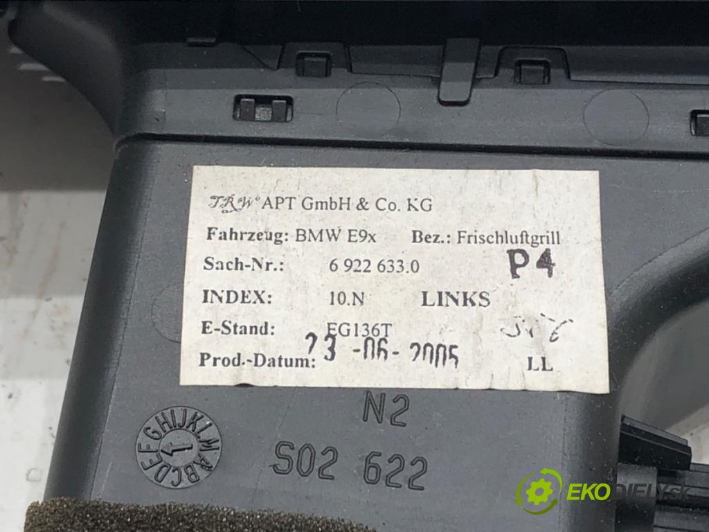 BMW 3 Touring (E91) 2004 - 2012    320 d 120 kW [163 KM] olej napędowy 2005 - 2012  lišty kryt 6924082 (Lišty)
