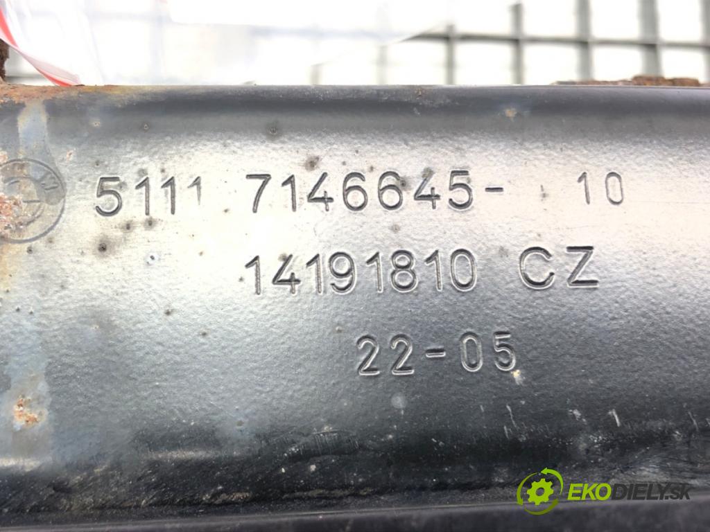 BMW 3 Touring (E91) 2004 - 2012    320 d 120 kW [163 KM] olej napędowy 2005 - 2012  výztuha nárazníka přední část 7146645 (Výztuhy přední)