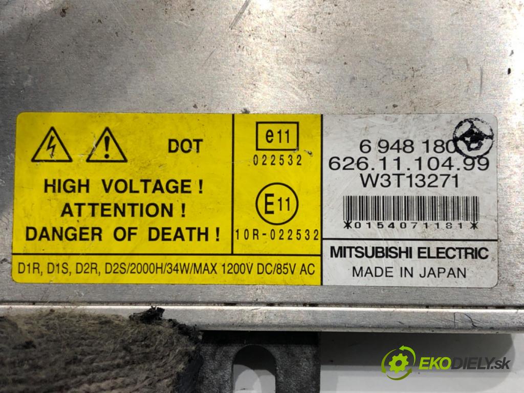 BMW 3 Touring (E91) 2004 - 2012    320 d 120 kW [163 KM] olej napędowy 2005 - 2012  Menič XENON 6948180 (Riadiace jednotky xenónu)