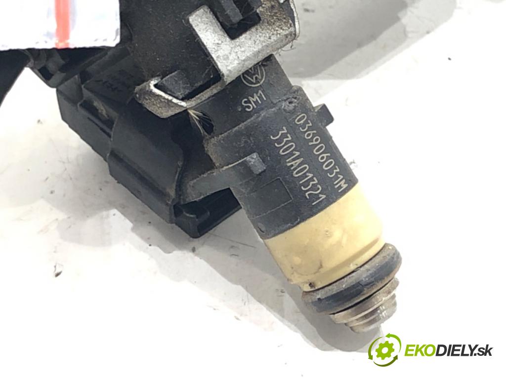 SEAT IBIZA III (6L1) 2002 - 2009    1.4 16V 55 kW [75 KM] benzyna 2002 - 2007  Lišta vstrekovacia 036971824A (Vstrekovacie lišty)