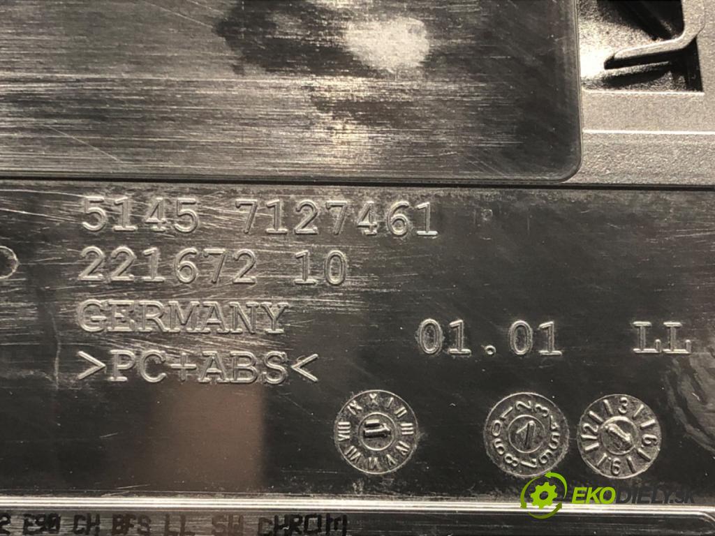 BMW 3 (E90) 2004 - 2012    318 d 105 kW [143 KM] olej napędowy 2007 - 2011  Držiak na nápoje 7127461 (Úchyty, držiaky na nápoje)