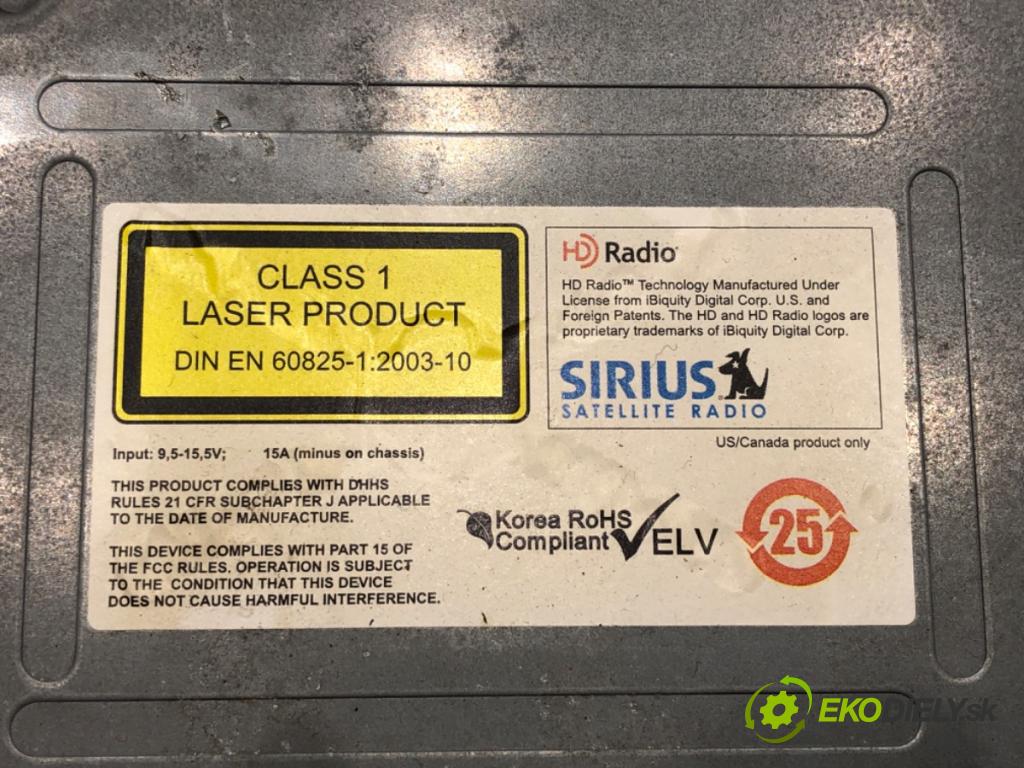 BMW 3 (E90) 2004 - 2012    318 d 105 kW [143 KM] olej napędowy 2007 - 2011  RADIO 922634701 (Audio zariadenia)