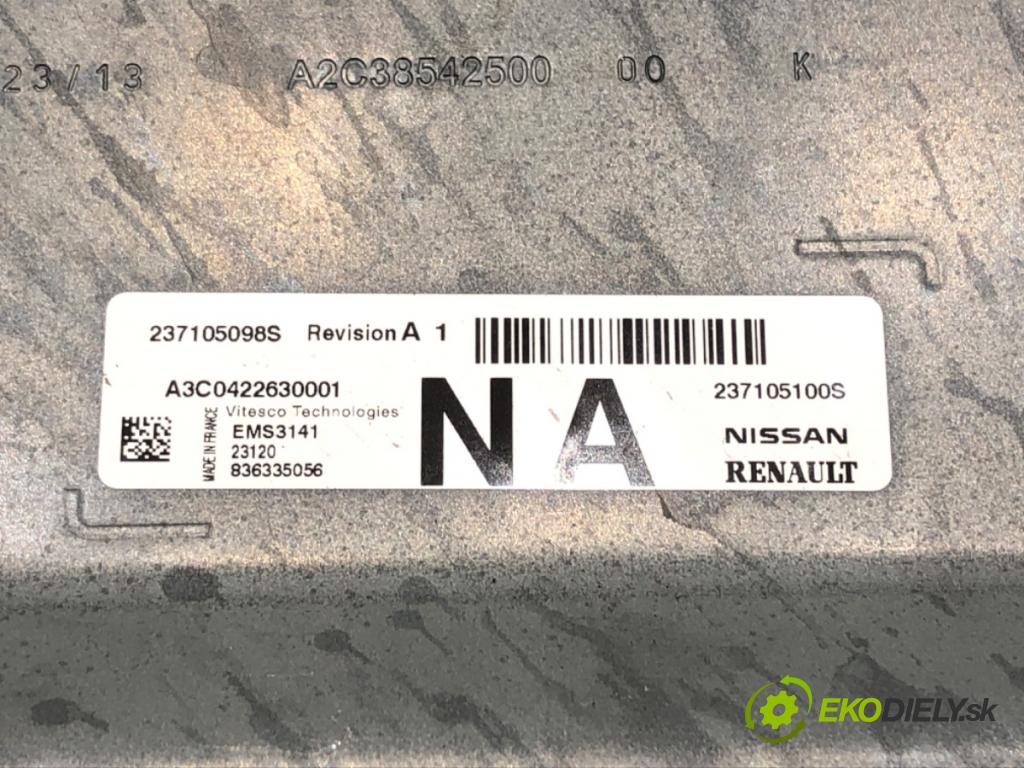 DACIA DUSTER (HM_) 2017 - 2022    1.0 TCe 90 67 kW [91 KM] benzyna 2021 - 2022  riadiaca jednotka Motor 237105098S (Riadiace jednotky)
