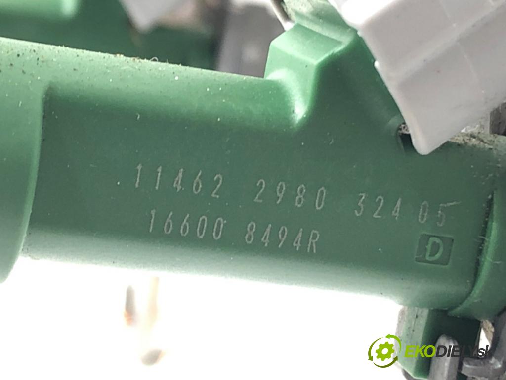 DACIA DUSTER (HM_) 2017 - 2022    1.0 TCe 90 67 kW [91 KM] benzyna 2021 - 2022  Lišta vstrekovacia 166008494R (Vstrekovacie lišty)