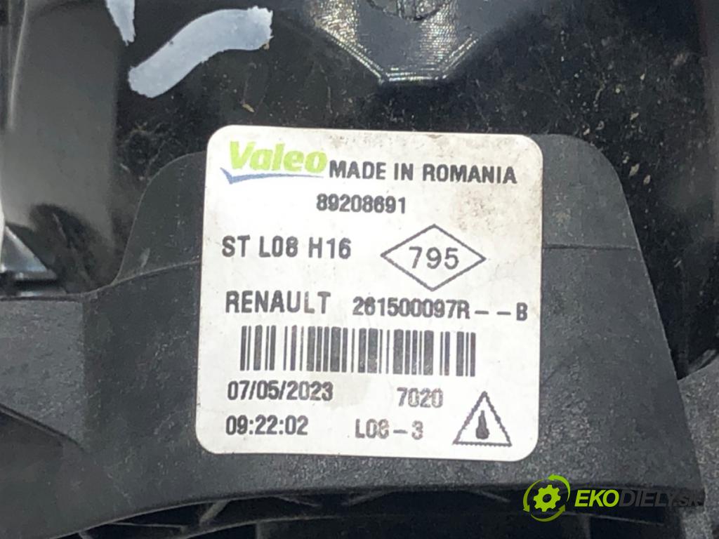 DACIA DUSTER (HM_) 2017 - 2022    1.0 TCe 90 67 kW [91 KM] benzyna 2021 - 2022  hmlové svetlo, hmlovka levý přední část 261500097R