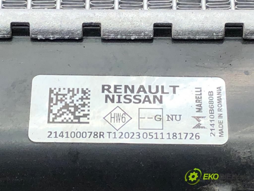 DACIA DUSTER (HM_) 2017 - 2022    1.0 TCe 90 67 kW [91 KM] benzyna 2021 - 2022  chladič vody 214100078R (Chladiče vody)