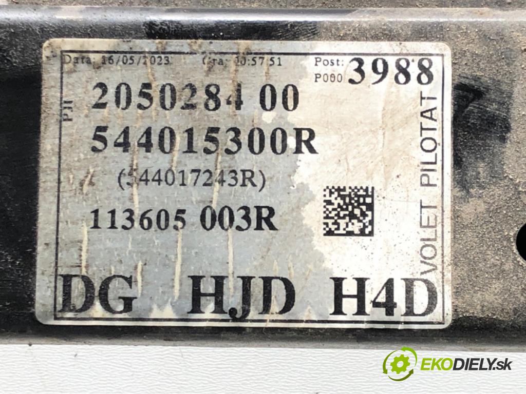 DACIA DUSTER (HM_) 2017 - 2022    1.0 TCe 90 67 kW [91 KM] benzyna 2021 - 2022  výztuha pod motor 544015300R (Výztuhy přední)