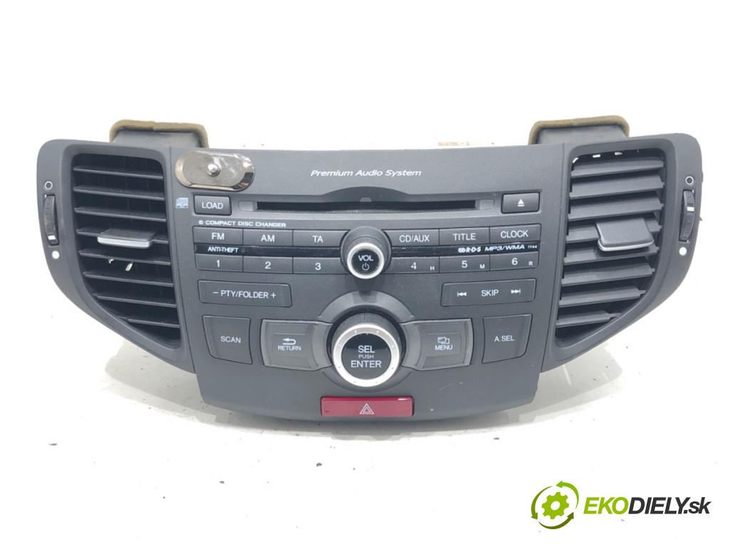HONDA ACCORD VIII (CP) 2007 - 2022    2.4 (CP2) 150 kW [204 KM] benzyna 2008 - 2022  RADIO 39100-TL0-G200 (Audio zariadenia)