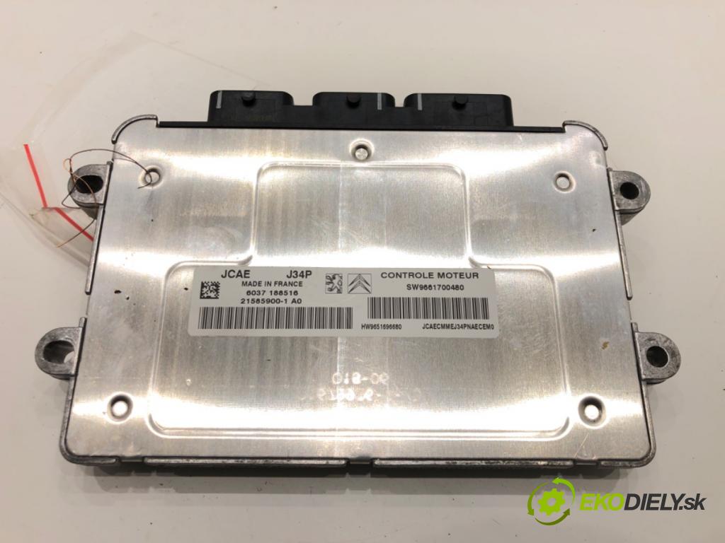 CITROEN C2 (JM_) 2003 - 2017    1.1 44 kW [60 KM] benzyna 2003 - 2012  riadiaca jednotka Motor 9661700480 (Riadiace jednotky)