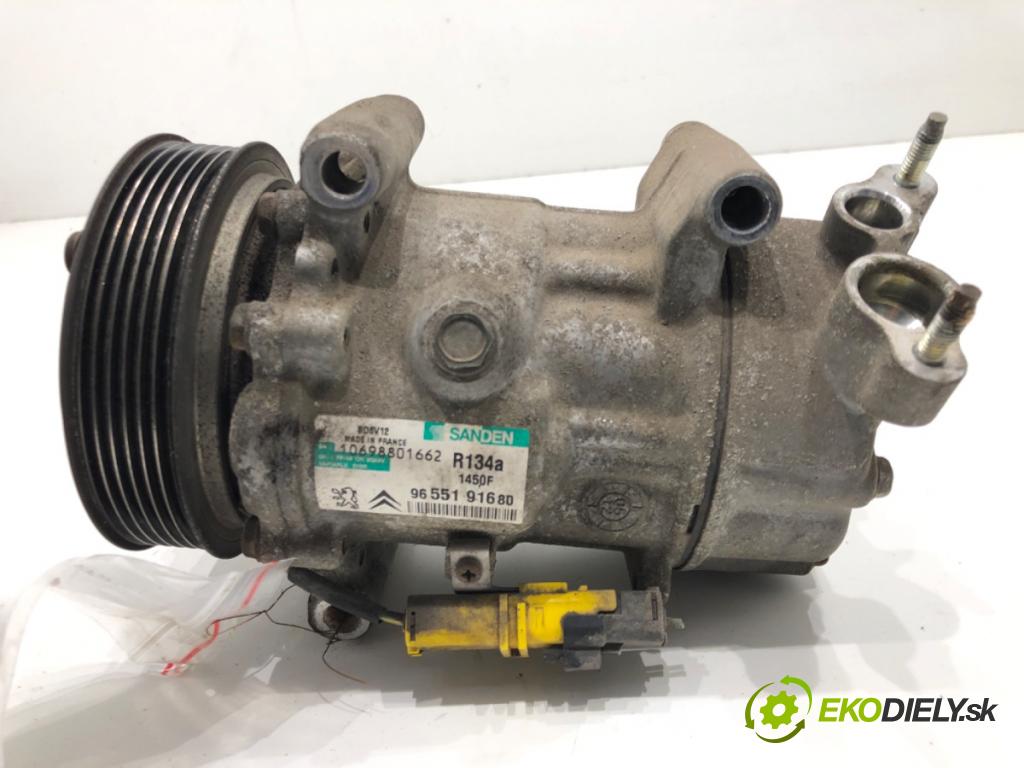 CITROEN C2 (JM_) 2003 - 2017    1.1 44 kW [60 KM] benzyna 2003 - 2012  Kompresor klimatizácie 9655191680 (Kompresory klimatizácie)