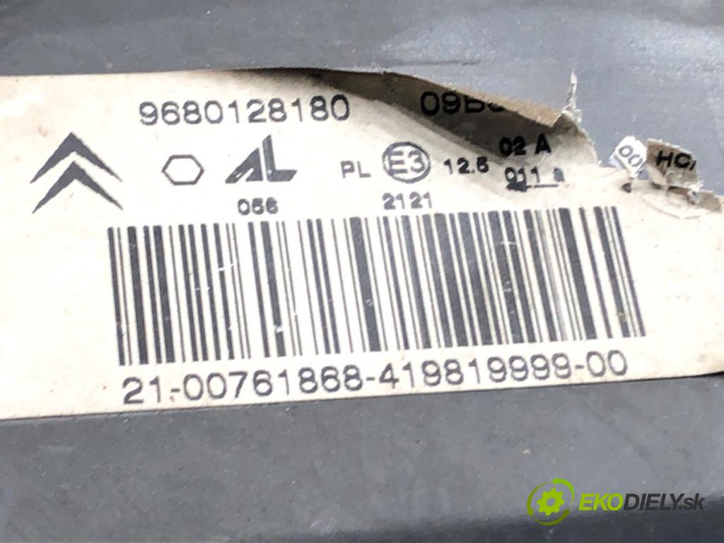 CITROEN C2 (JM_) 2003 - 2017    1.1 44 kW [60 KM] benzyna 2003 - 2012  Svetlomet pravy predný 9680128180