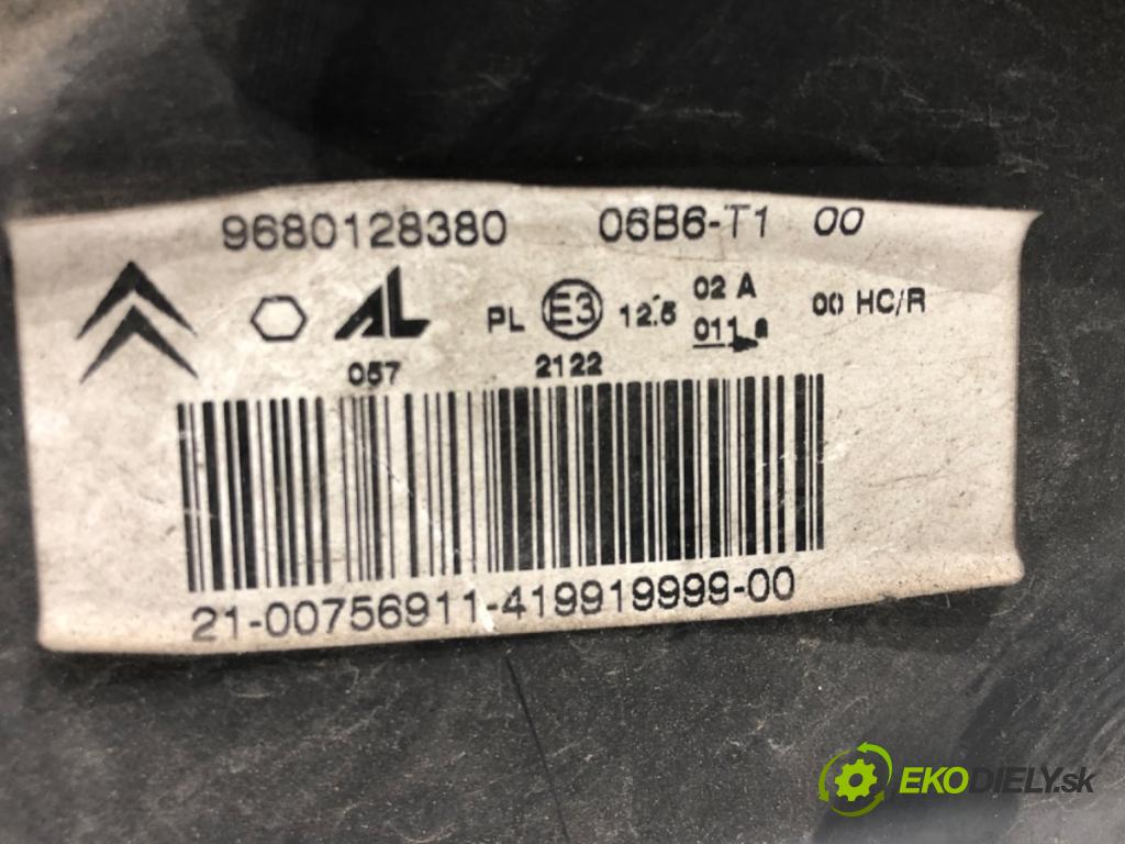 CITROEN C2 (JM_) 2003 - 2017    1.1 44 kW [60 KM] benzyna 2003 - 2012  Svetlomet ľavy predný 9680128380