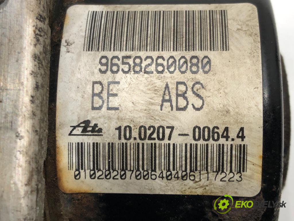 CITROEN C2 (JM_) 2003 - 2017    1.1 44 kW [60 KM] benzyna 2003 - 2012  Pumpa ABS 9658260080 (Pumpy ABS)